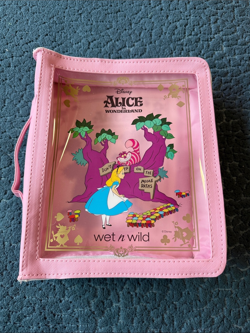wet n wild Pink Alice in Wonderland Kids Cosmetic Pouch